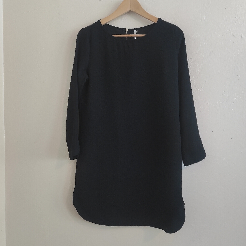Mittoshop long sleeve black dress size small
